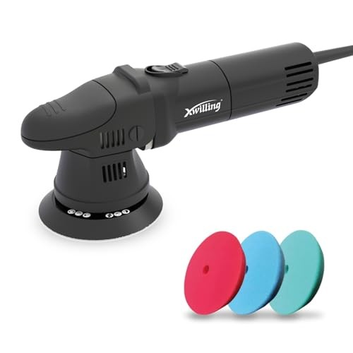 Buffer Polisher, 5-Inch 8MM Dual Action Random Orbital Car Polisher Da8-black - Image 2
