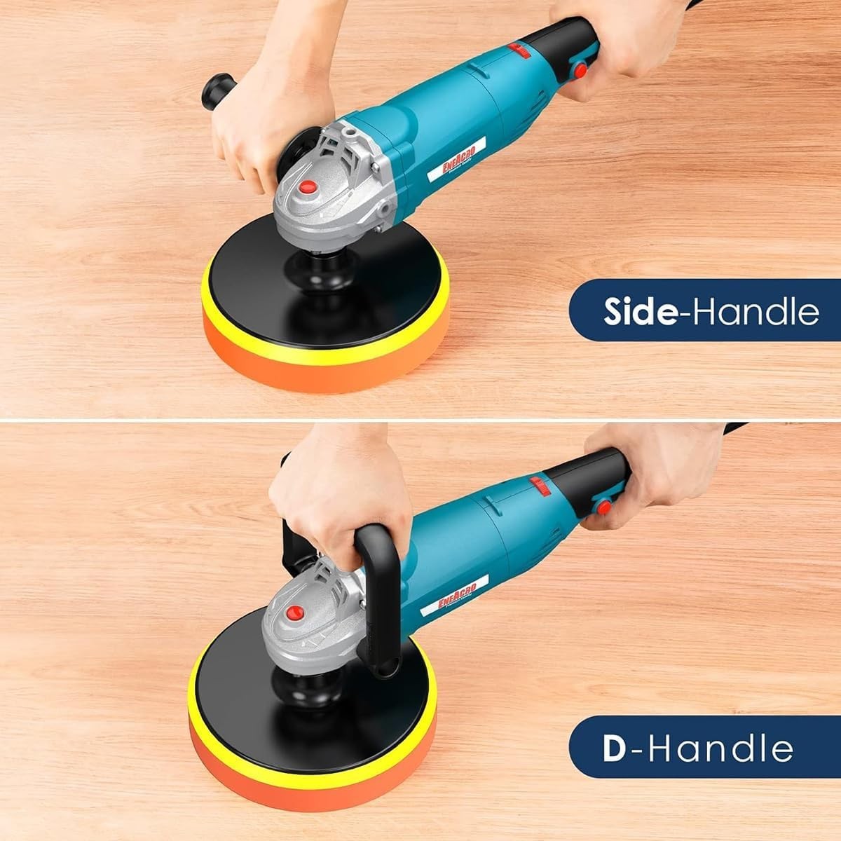 High-Speed Car Buffer Polisher - Metal Construction - Image 4
