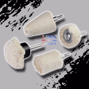 8pcs Buffing Polishing Mop Wheel Pad Grinder Marine Automotive Metal Jewelry Kit