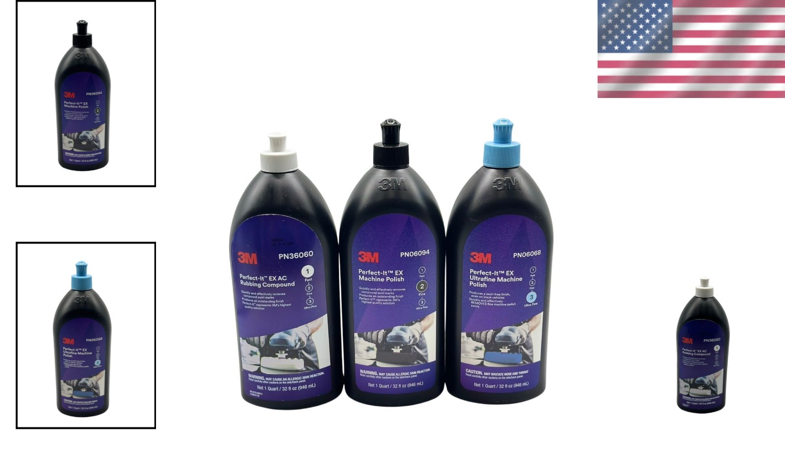 Complete Automotive Buffing Kit - Includes Rubbing Compound and Machine Polish - Image 2