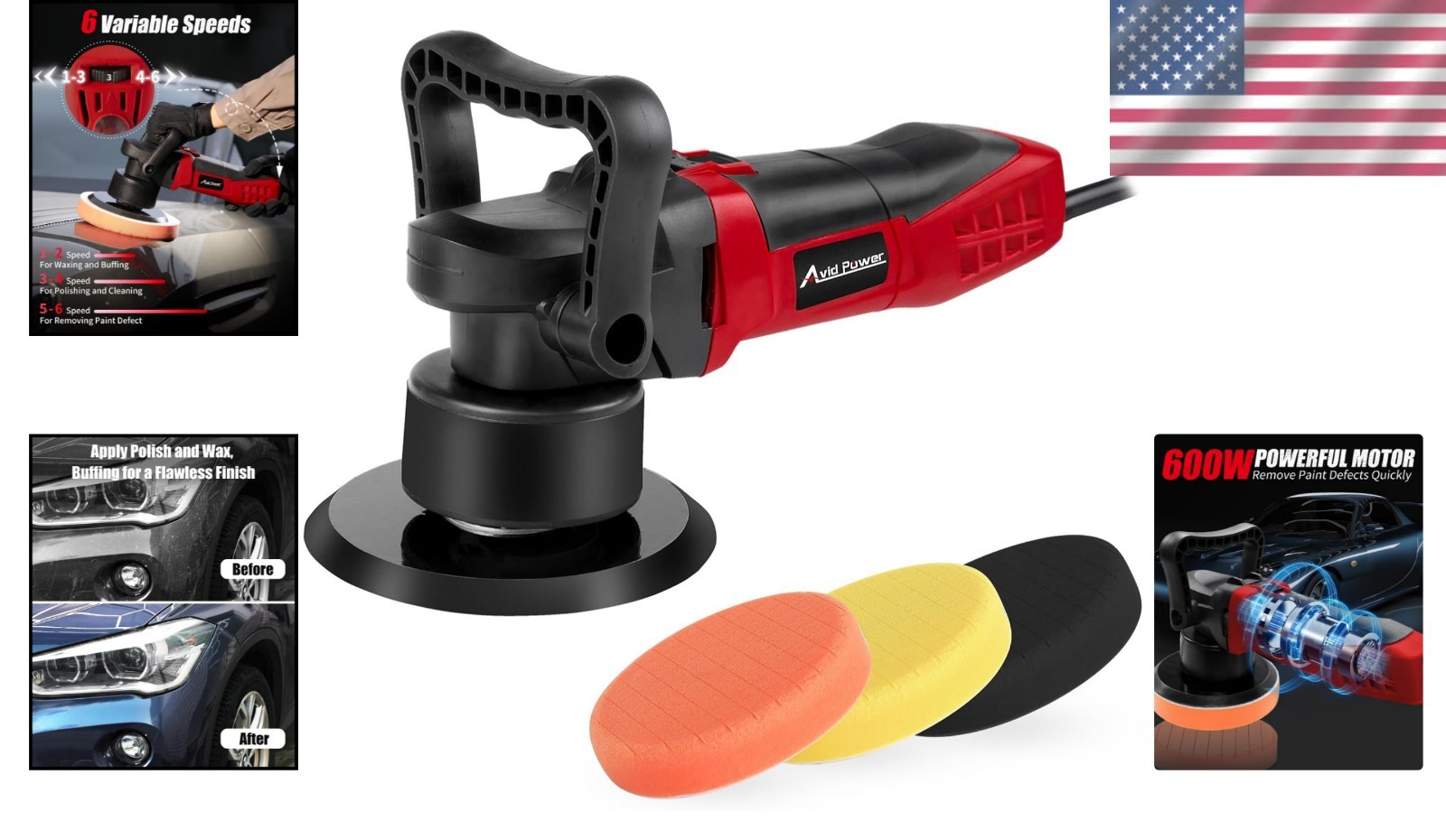 Automotive Dual Action Buffer Polisher - Image 2