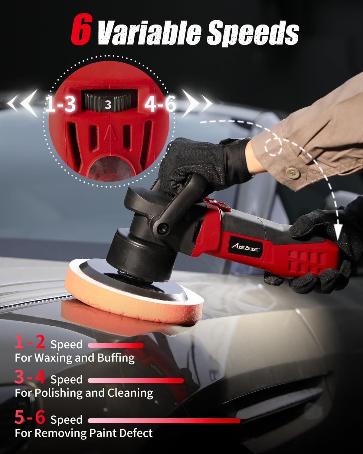 Automotive Dual Action Buffer Polisher - Image 5