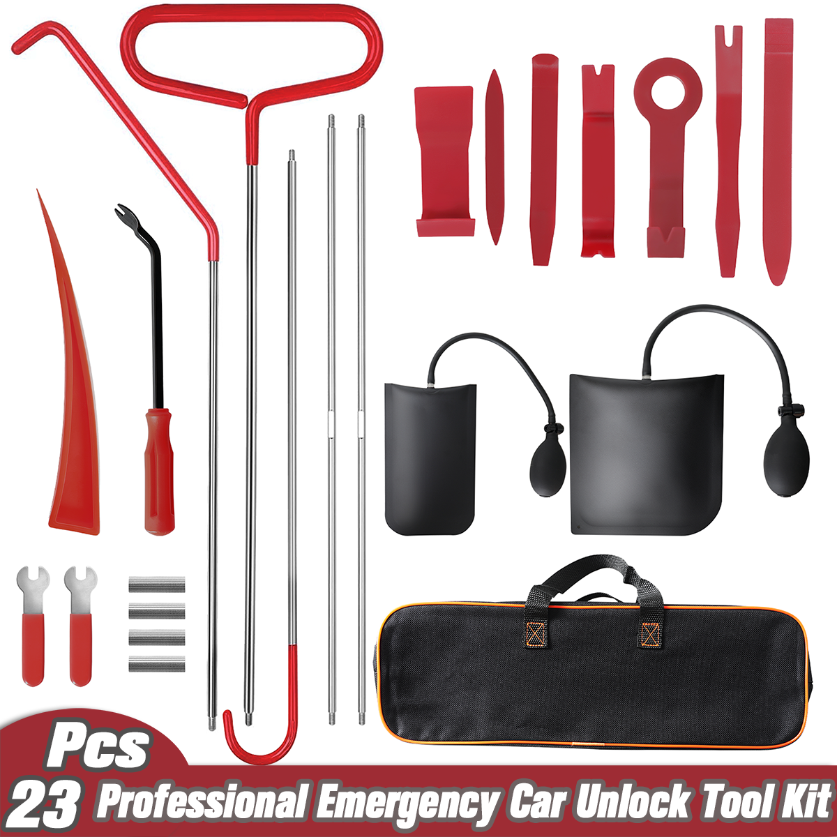 Car Repair Tool Kit Portable Automotive Tool Set with Carrying Bag for Cars