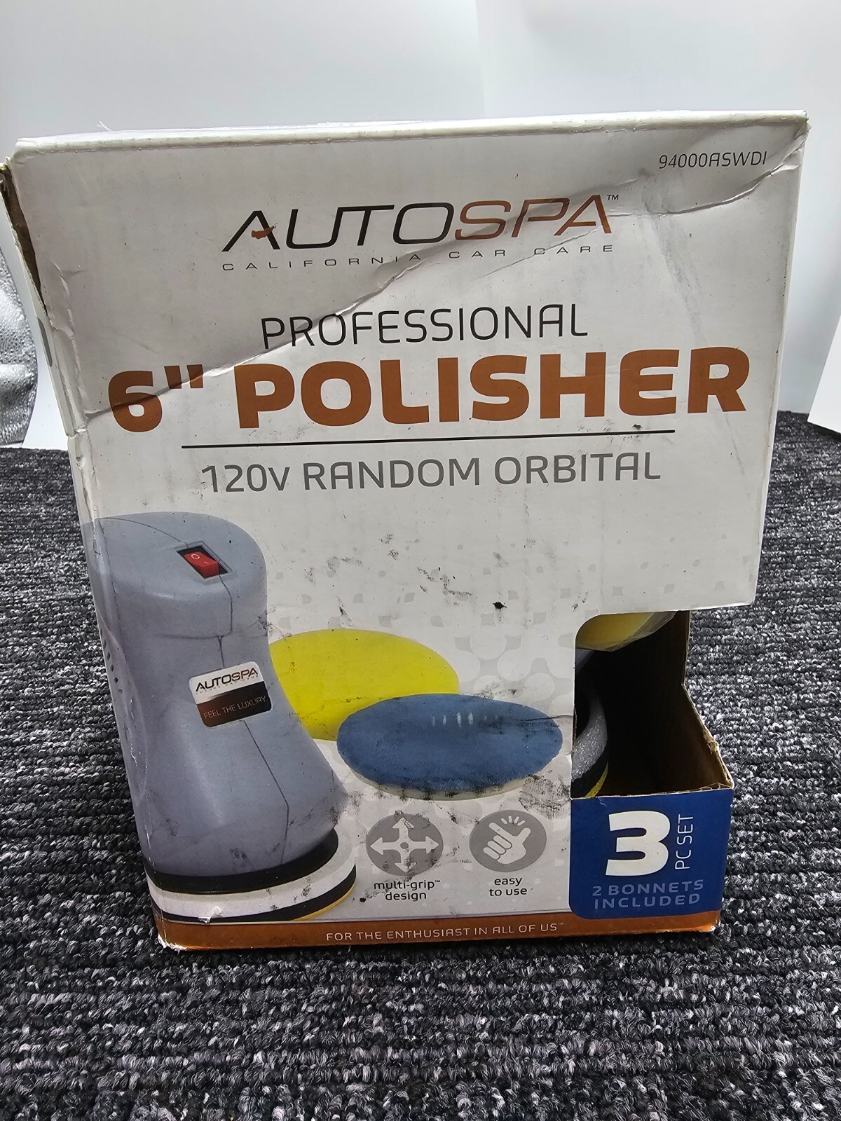AutoSpa Carrand 6" Orbital Professional 120v Automotive Polisher 94000ASWDI - Image 4