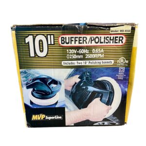 MVP SuperLine Buffer Polisher 10" Extra Large Automotive Detailing Tool