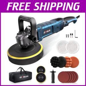 Versatile 6/7 Inch Electric Buffer Polisher - Perfect for Detailing Cars & Boats