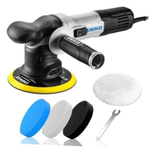 Car: 6 Inch Dual Action Orbital 6 Variable Speed 1800-5500 RPM Buffer Polisher