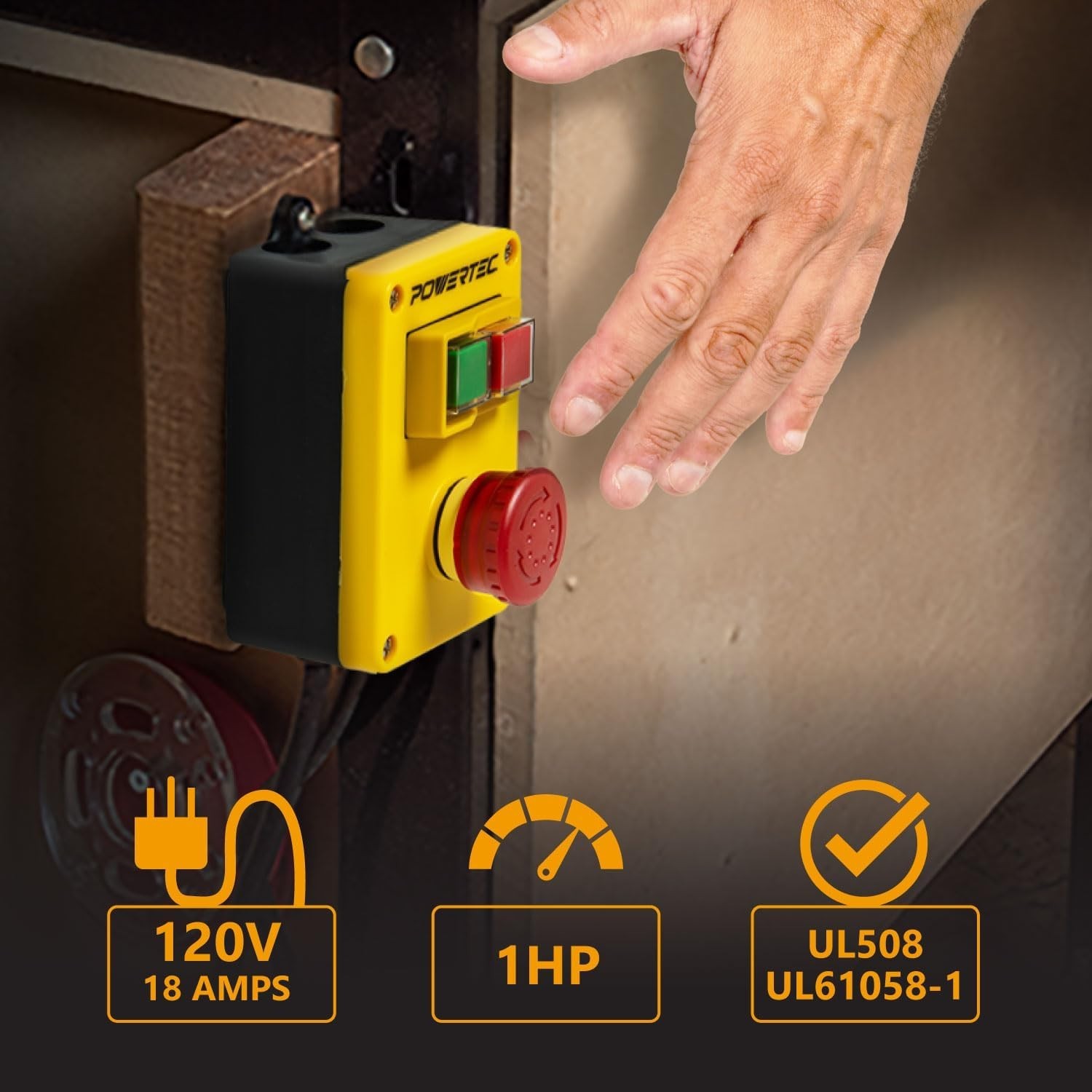 Quality 120V Magnetic Switch for Table Saw & Drill Press - Easy Install - Image 4