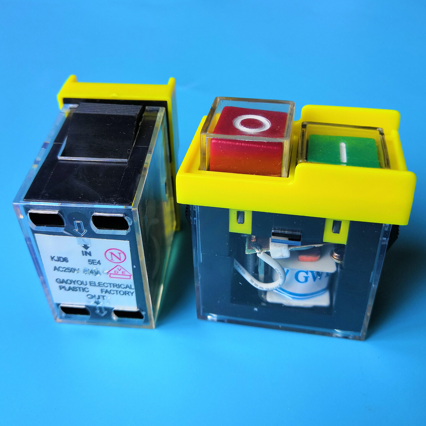 KJD6 Industrial Electromagnetic Pushbutton Switch for Electric Bench Saw Drill