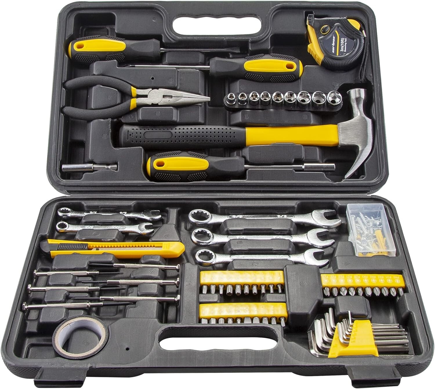 CARTMAN 148 Piece Automotive and Household Tool Set Yellow - SEALED - Image 2