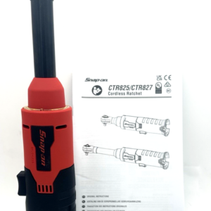 SNAP ON TOOLS USA NEW 1/4" 40 ft lbs Long Neck Cordless Ratchet RED CTR827 DB+