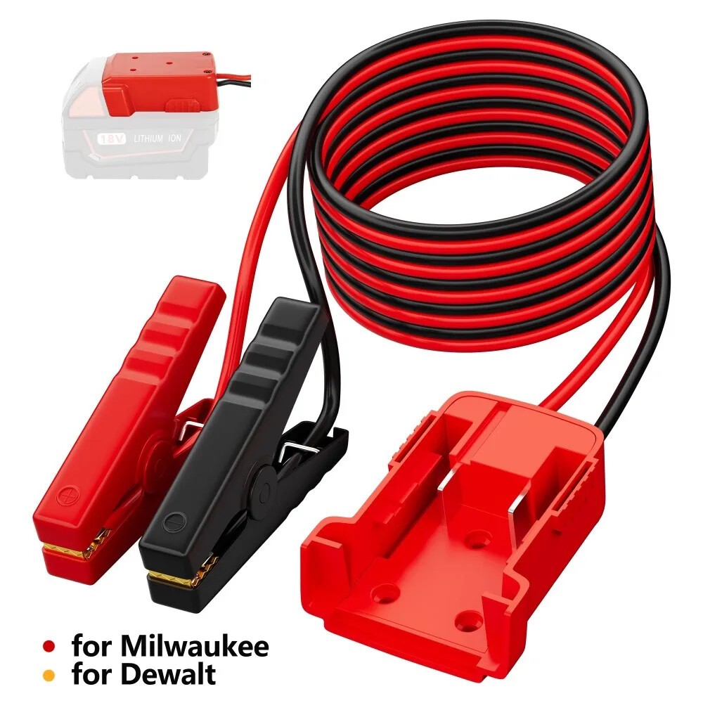 Automotive Emergency Power Kits 12AWG Cable Jumper Starter Jump Kit Power Tool