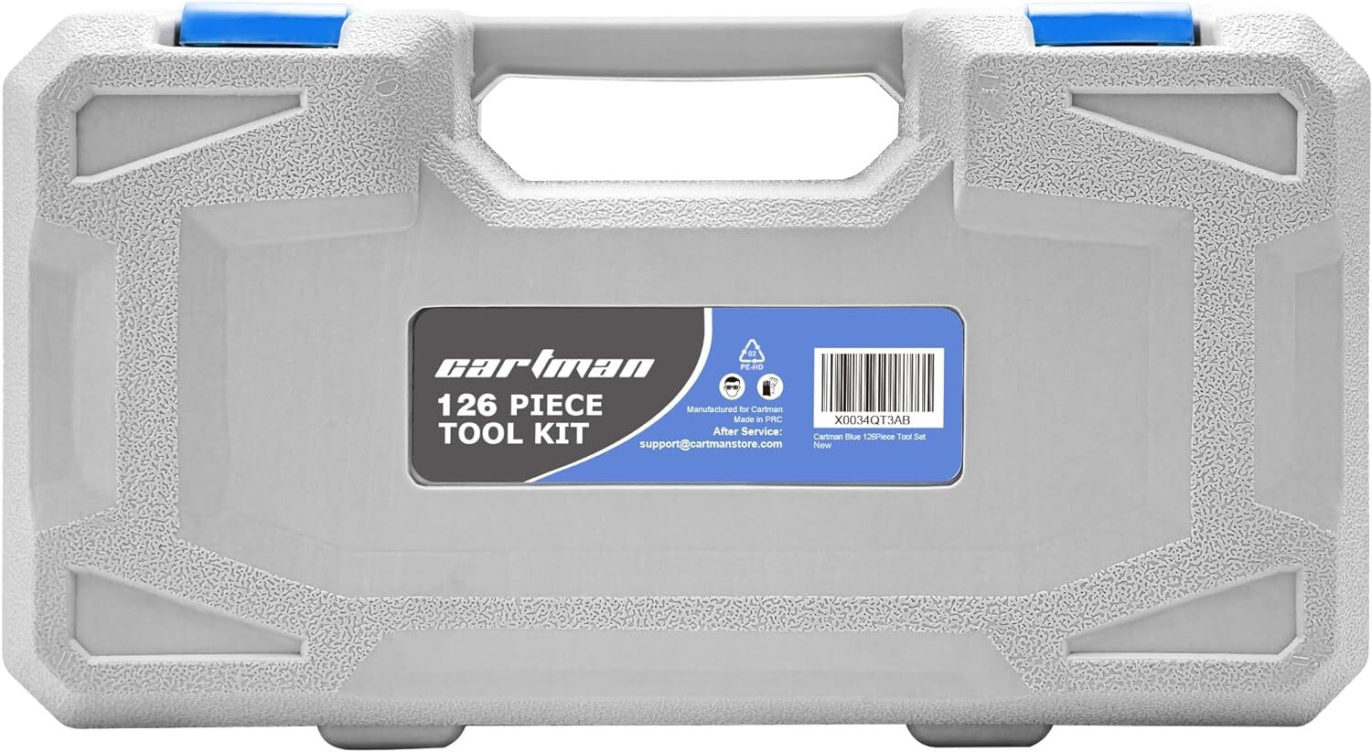 CARTMAN Tool Set General Hand Tool Kit with Plastic Toolbox Storage Case, - Image 4