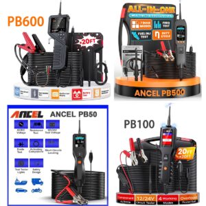 ANCEL Automotive Power Circuit Probe Tester Kit Battery Test 4 Models Available