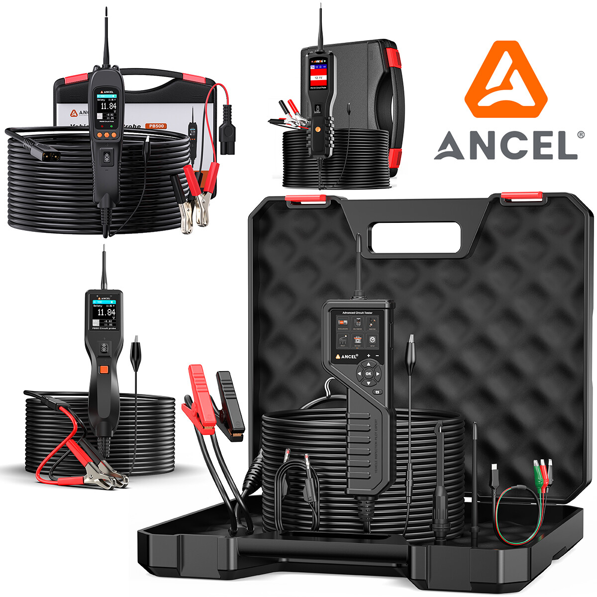 ANCEL Automotive Power Circuit Probe Tester Kit Battery Test 4 Models Available - Image 2