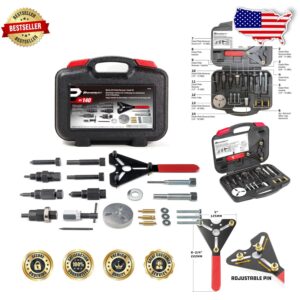 Master AC Clutch Tool Kit 23pc Pro Service Automotive Compressor Install Remover