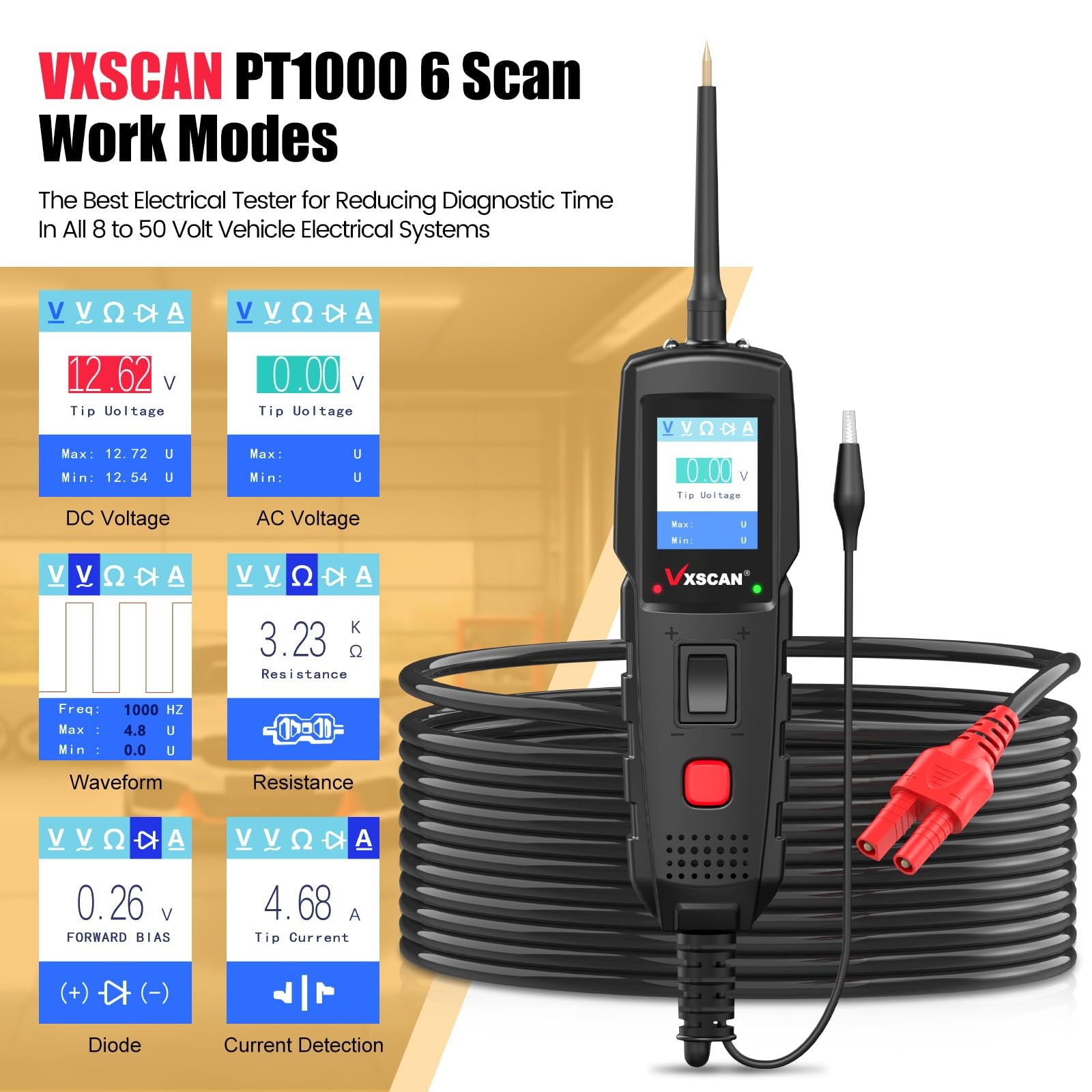 Automotive Power Circuit Probe Kit, Circuit Tester Breaker Finder Tool, 12/24... - Image 3