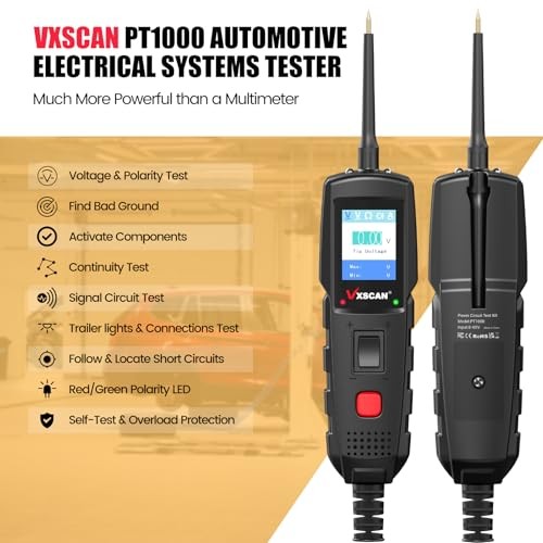 Automotive Power Circuit Probe Kit, Circuit Tester Breaker Finder Tool, Black - Image 3