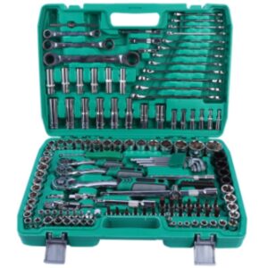 Tool Box Car Repair Tool Socket Set Ratchet Wrench Rotary Tool Box Combination