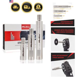 Rotary Extension Shaft Set Polisher Extender for Car Grinding 2 3 5 Inches