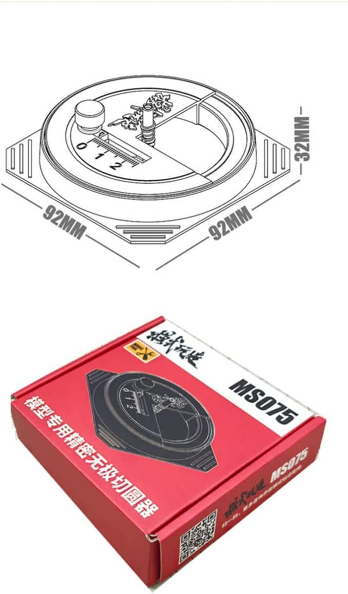 for HG RG MG PG HiRM 1-50mm Precision Circular Cutter Stepless Adjust Model Tool - Image 4