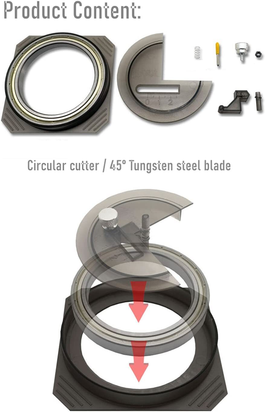 for HG RG MG PG HiRM 1-50mm Precision Circular Cutter Stepless Adjust Model Tool - Image 5