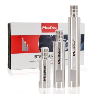 Maxshine Universal Stainless Steel Rotary Extension Shaft Set - 2in, 3in, 5in...
