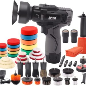 12V Cordless Car Rotary Polisher Tool Sets, Dual Action Polisher Cordless Drill