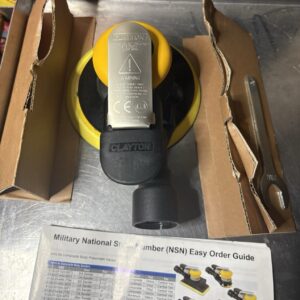 Clayton 6” Random Orbital Pneumatic Sander Automotive Aircraft Panel Dustless