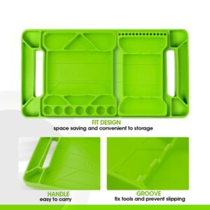 DURATECH 3PC Flexible Tool Tray Silicone Tool Holder for Automotive Tool Storage