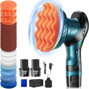 Cordless Car Buffer Polisher Kit - 6 Inch Dual Action Random Polishing Wax Machi