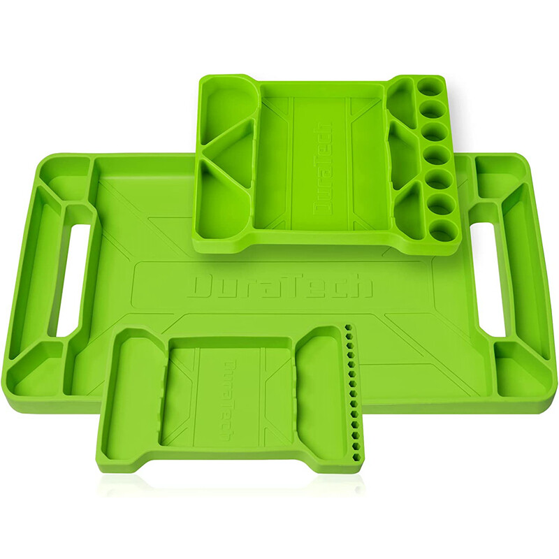 DURATECH 3PC Flexible Tool Tray Silicone Tool Holder for Automotive Tool Storage - Image 2