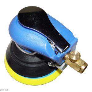 RANDOM ORBIT AIR SANDER, 5” – pneumatic automotive sanding tool tools auto body