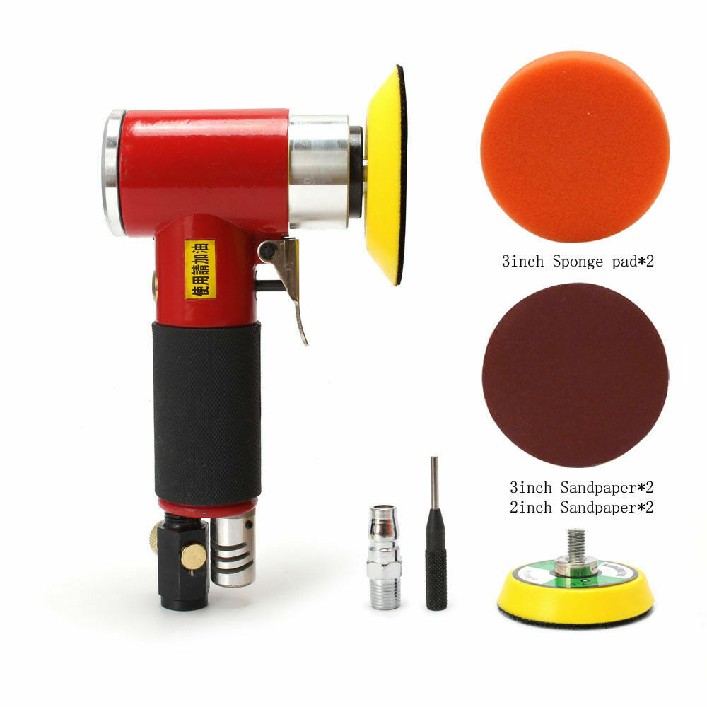 2'' 3'' Automotive Orbital Air Angle Sander Polishing Tool Car Grinding Machine - Image 3