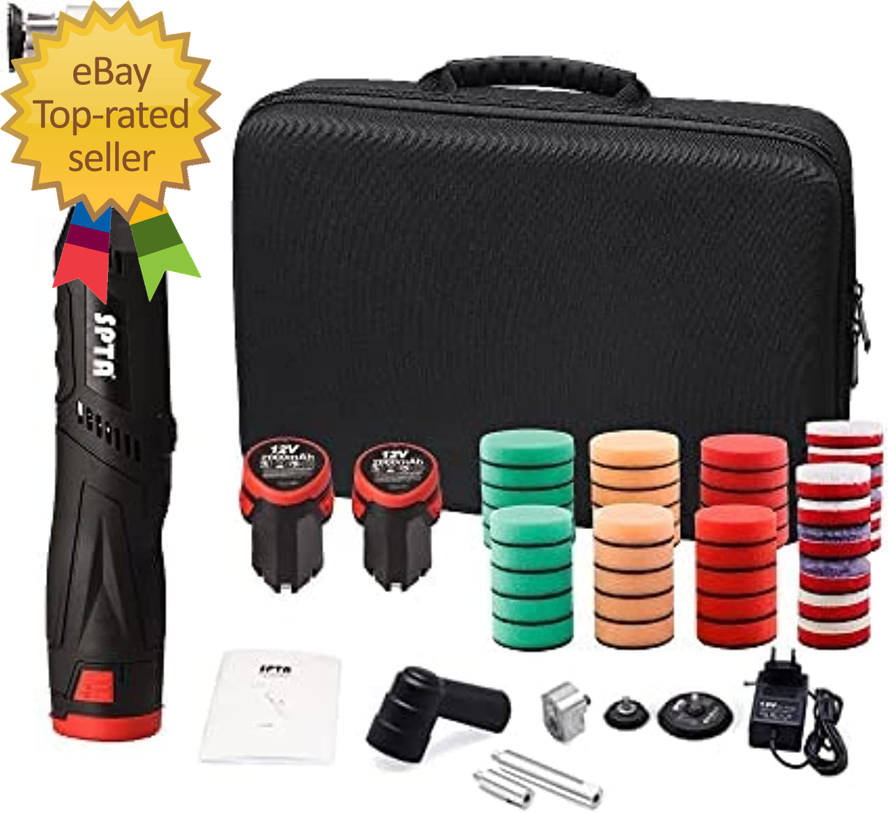 Cordless Mini Car Polisher, 12V Micro Cordless Scratches Killer Car Polisher RO/