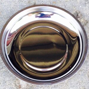 6" Stainless Steel Magnetic Parts Tray 7/8" Depth Organizer Garage Automotive