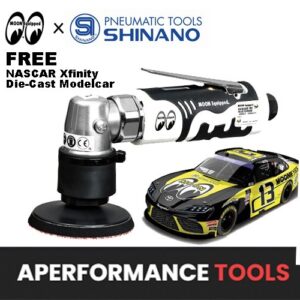SHINANO Japan x MOONEYES Automotive 3" Pad Double Action Sander 15,500RPM
