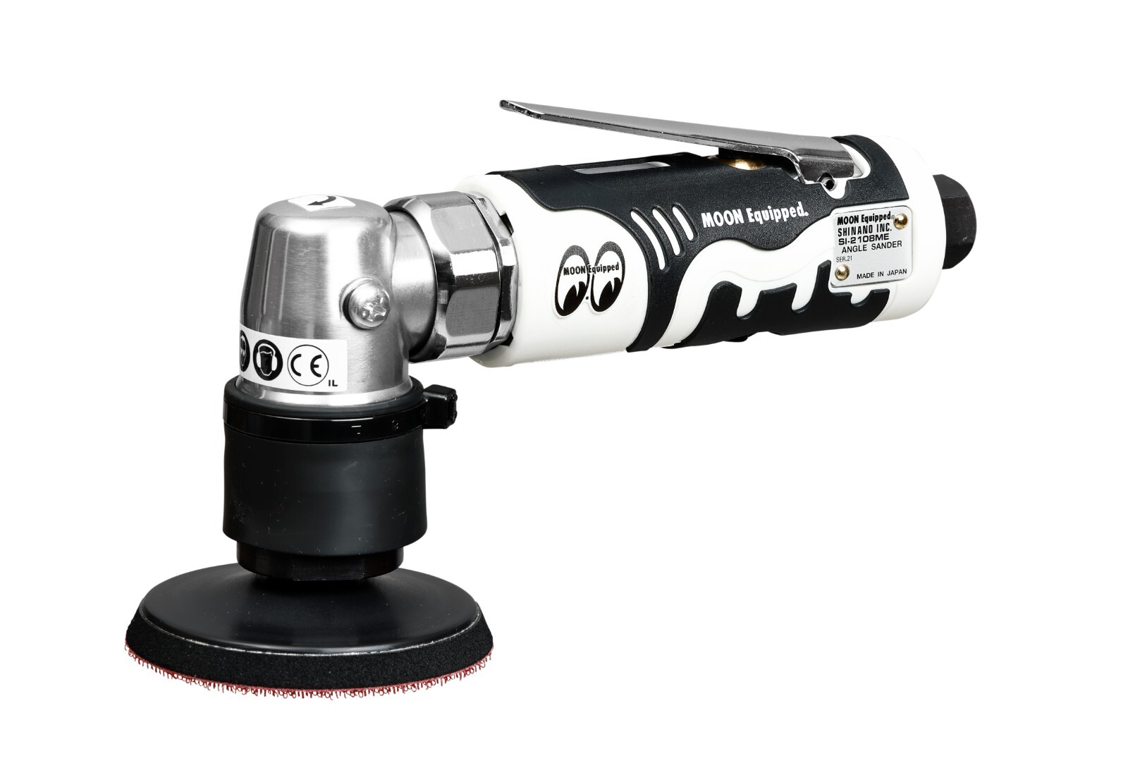 SHINANO Japan x MOONEYES Automotive 3" Pad Double Action Sander 15,500RPM - Image 2
