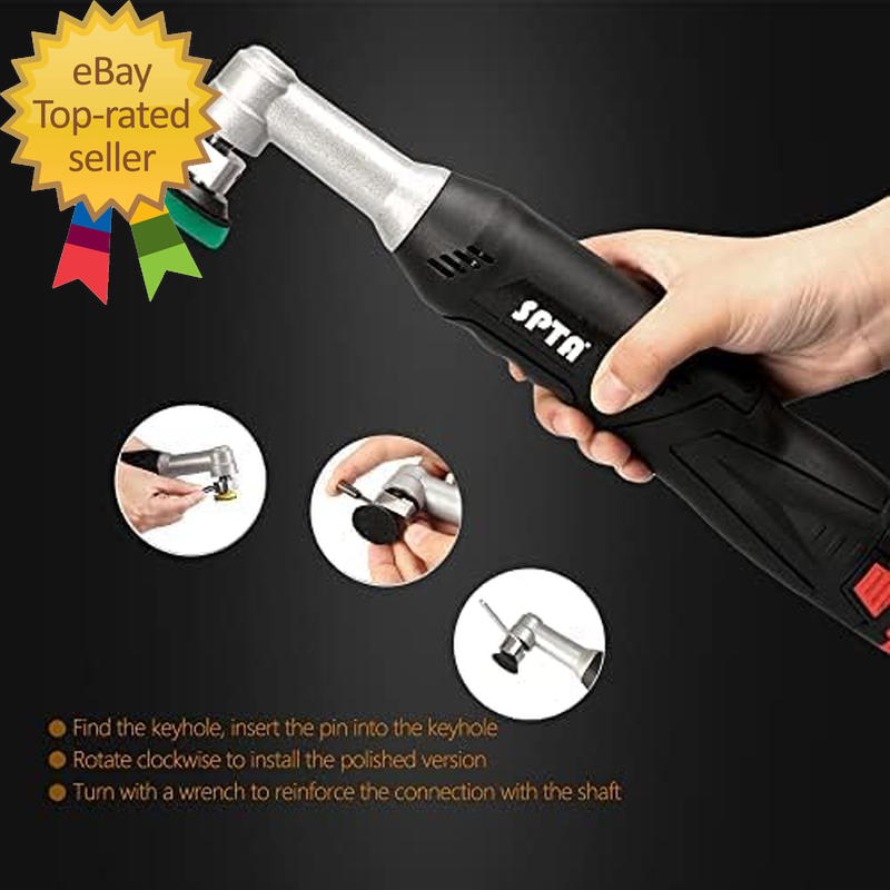 Cordless Mini Car Polisher, 12V Micro Cordless Scratches Killer Car Polisher RO/ - Image 4