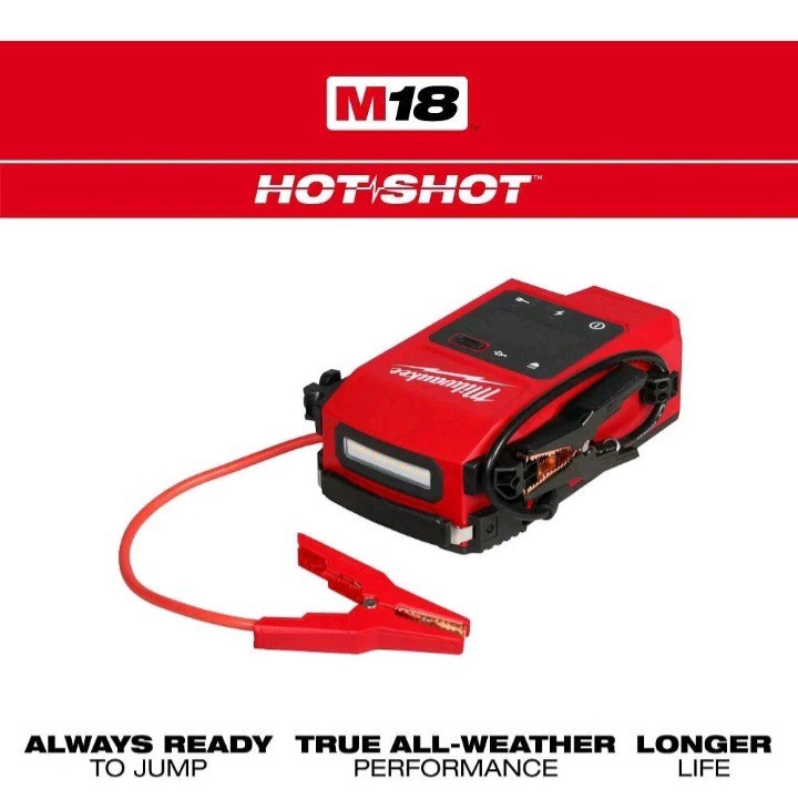 🔥 Milwaukee 3841-20 M18 18V HOTSHOT Jump Starter. Any 12v Automotive Battery - Image 2