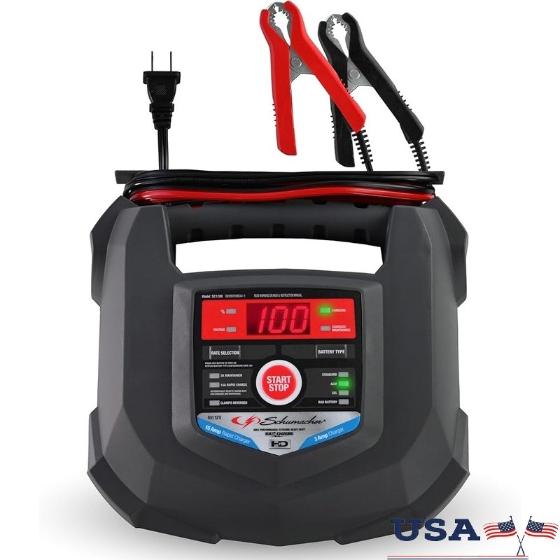 4 in 1 Battery Charger Maintainer 12V 6V Smart Trickle Charge Automotive Tool US