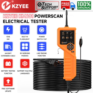 Kits de sonda de potencia KZYEE KM601 probador de inyector herramienta de sistema eléctrico automotriz-