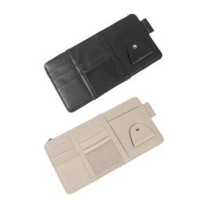 Multipurpose Automotive Sun Visors Storage Bag Heat Resistant Car Organizers