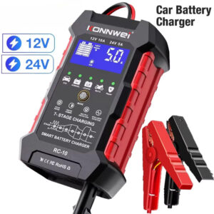 2025 Car Truck Battery Charge Bank Automotive Repair Tool Pulse Auto Charger