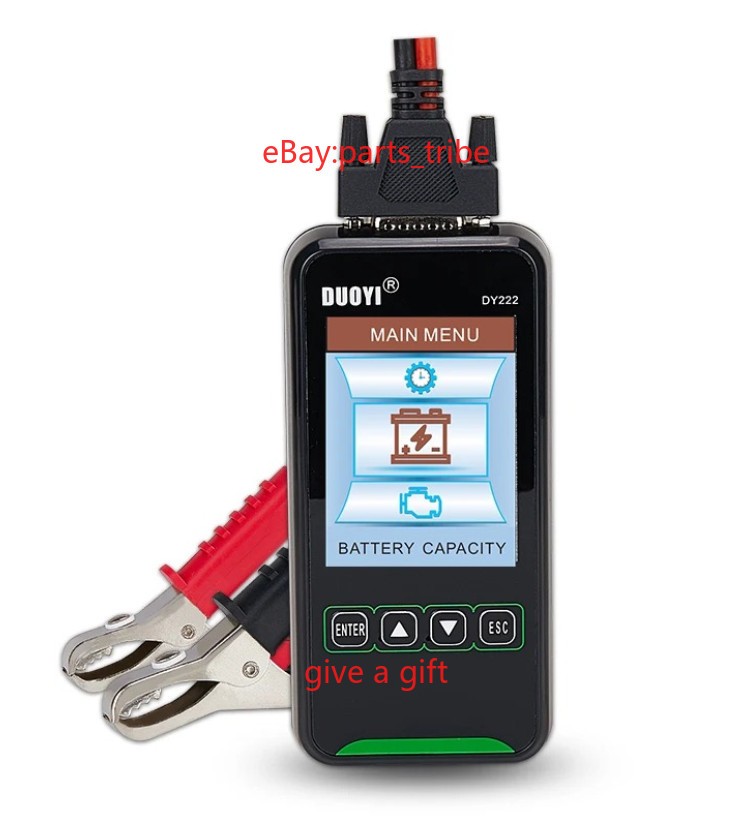 NewCar Battery Tester 12V 24V Digital Automotive Battery Tester Analyzer 2000CCA