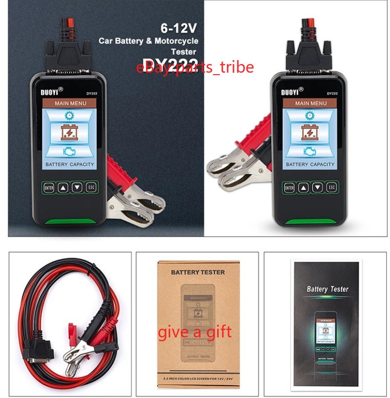 NewCar Battery Tester 12V 24V Digital Automotive Battery Tester Analyzer 2000CCA - Image 3