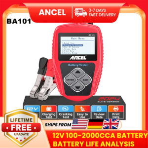 Probador de Batería de Coche BA101 12V Digital Automotriz Alternador Medidor Herramienta de Diagnóstico-