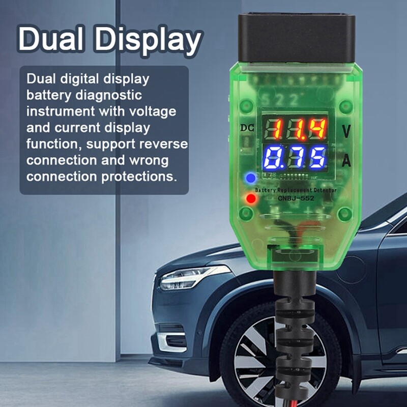 12V Car Diagnostic Tester, Automotive Battery Change Tool C2K31096- - Image 3