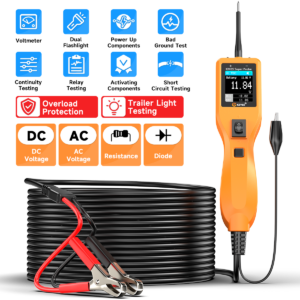 KZYEE KM05 12V 24V Automotive Power Circuit Probe Tester Breaker Finder Kit Tool