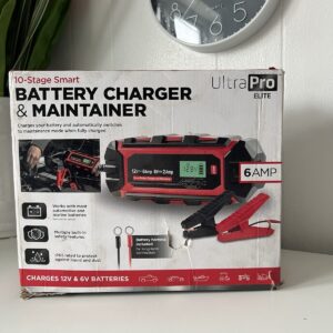 UltraPro Elite Smart Battery Charger and Maintainer, 6V/12V, 6A Open Box